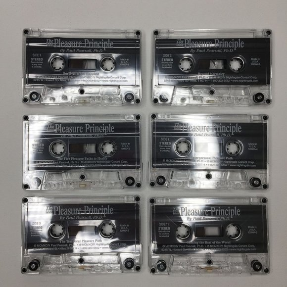 Nightingale The Pleasure Principle Paul Pearsall Cassette Set Audio Books Tape - Picture 6 of 9